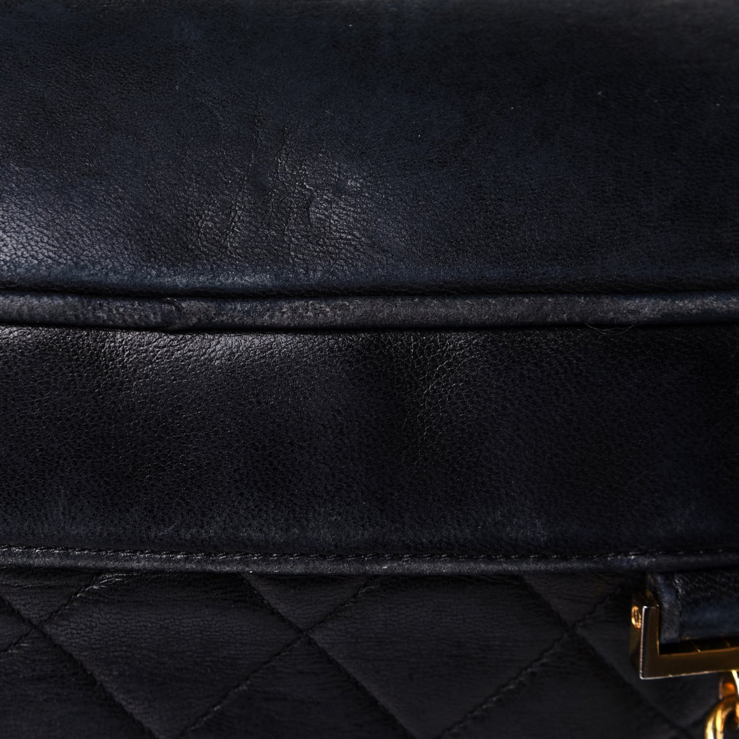 Lambskin Quilted CC Backpack Black