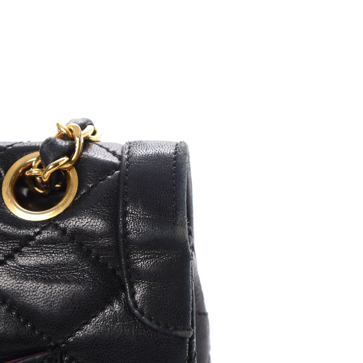 Chanel Lambskin Quilted Medium Double Flap Black 20 of 21