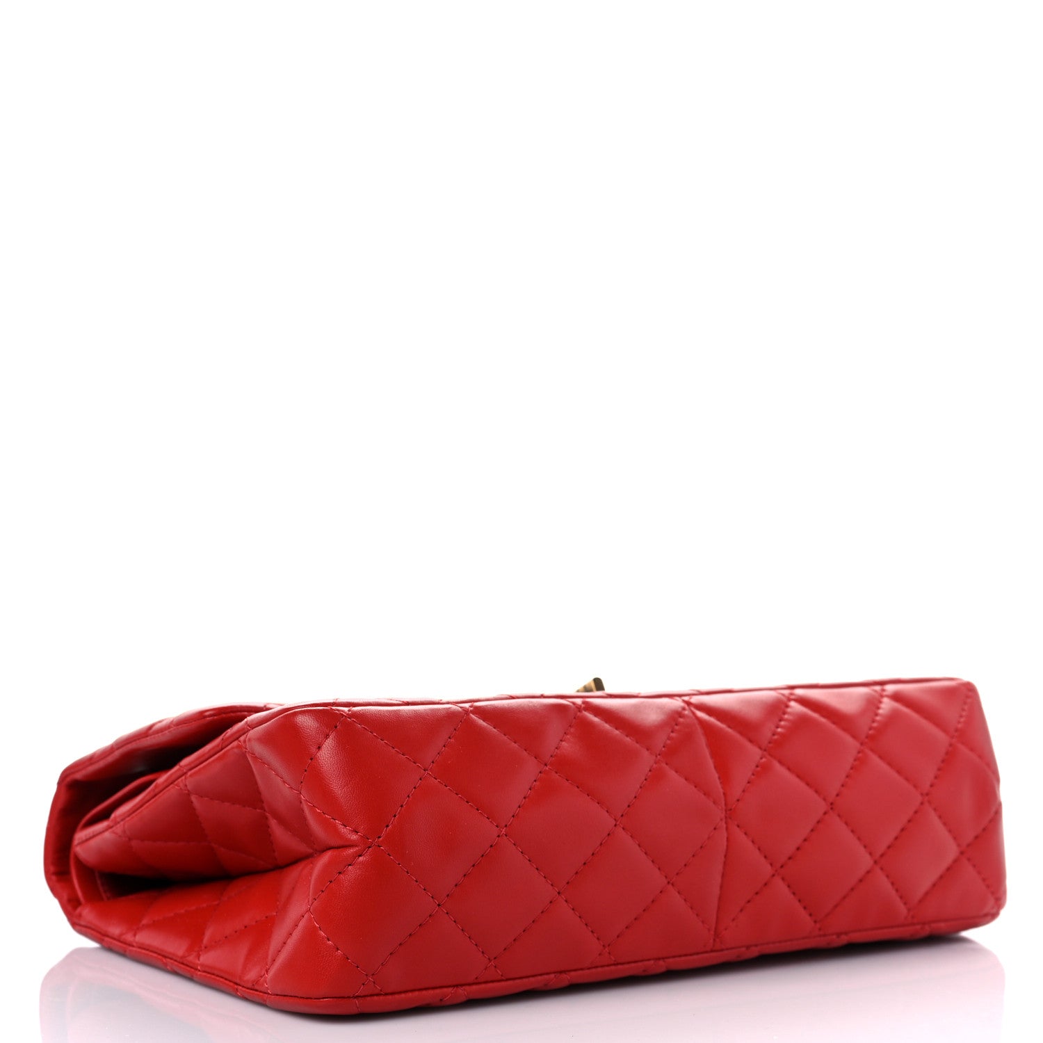 Chanel Lambskin Quilted 2.55 Reissue 225 Flap Red 4 of 11