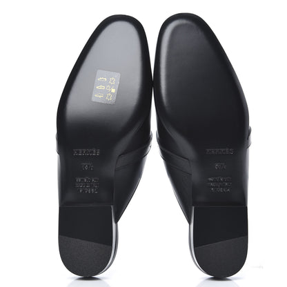 Hermes Calfskin Oz Mules 35.5 Black 5 of 8