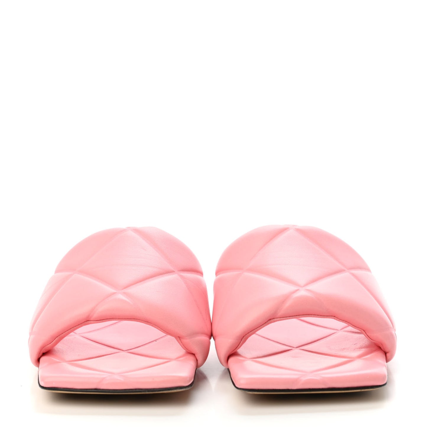 Nappa Quilted Rubber Lido Flat Sandals 39 Blossom