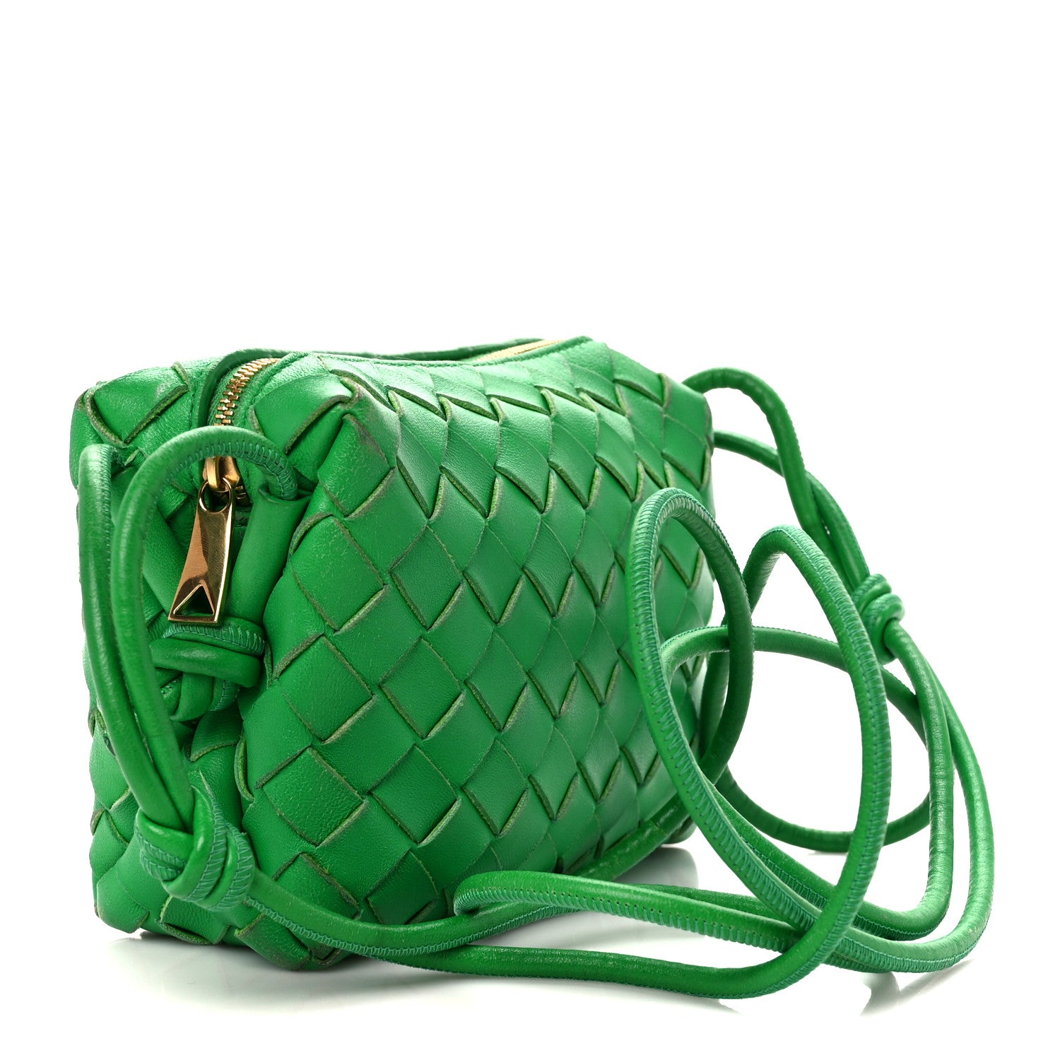 Bottega Veneta Nappa Intrecciato Mini Loop Camera Bag Parakeet 3 of 10