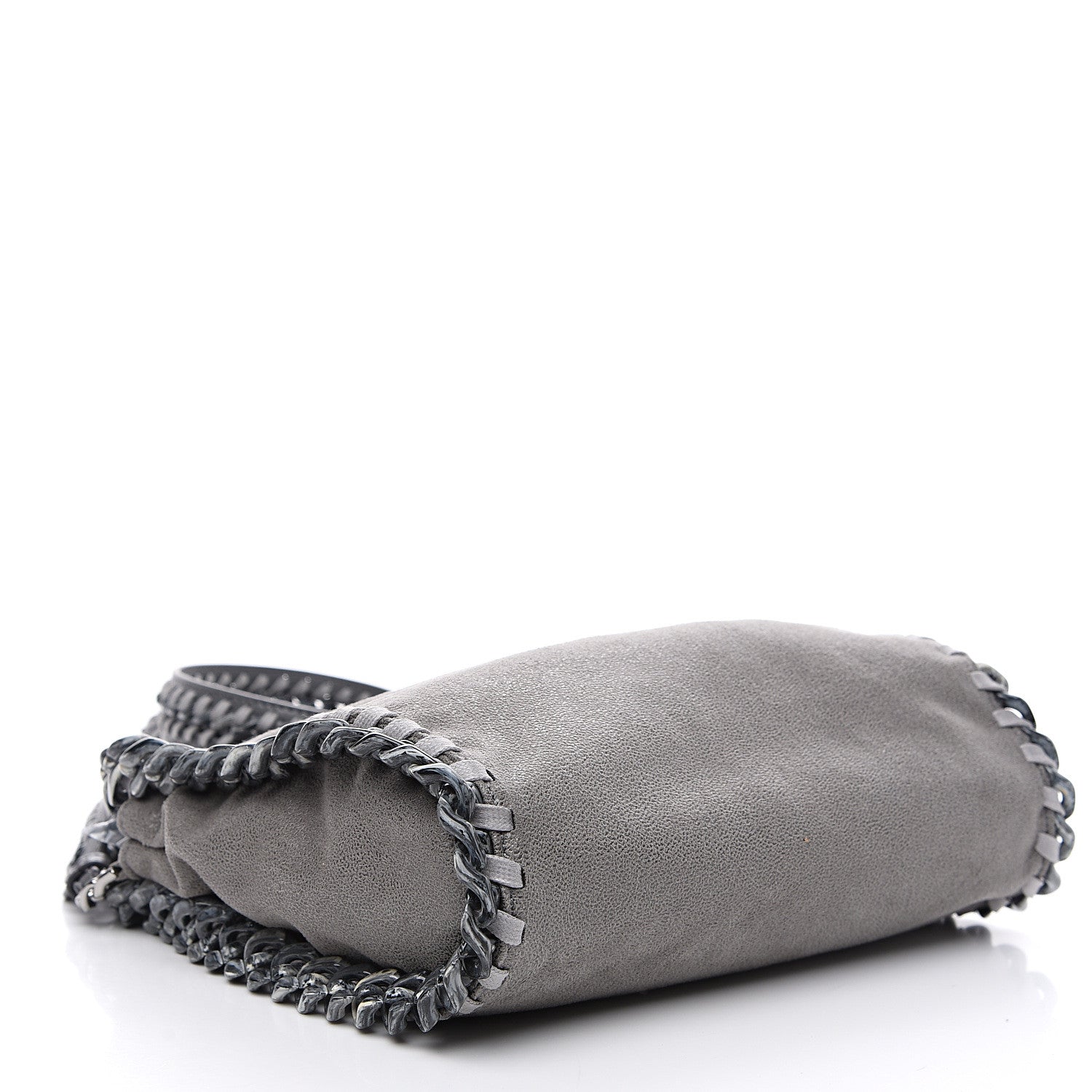 Stella McCartney Shaggy Deer Mini Candy Falabella Grey 3 of 9