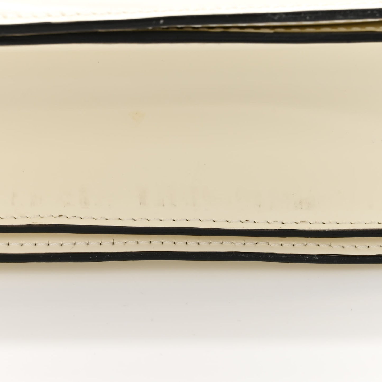 Spazzolato Calfskin Medium Classic Box Flap Bag White