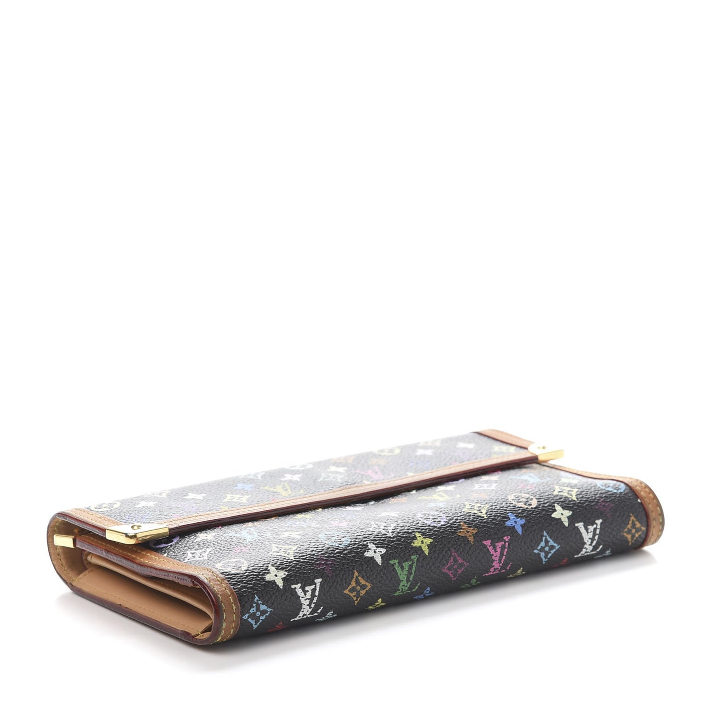 Monogram Multicolor Porte Tresor International Wallet Black