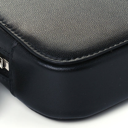 Balenciaga Smooth Calfskin 3D Logo Cash Phone Holder Bag Black Red White 9 of 11
