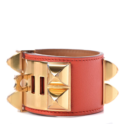 Hermes Swift Collier De Chien CDC Bracelet S Capucine 3 of 7