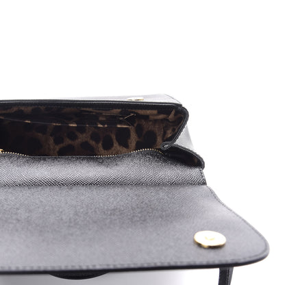 Dolce & Gabbana Dauphine Medium Miss Sicily Satchel Black 6 of 9