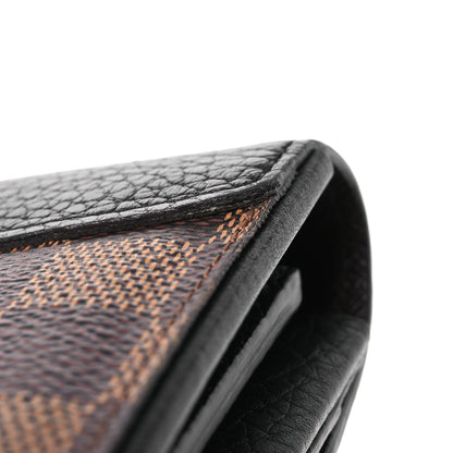 Louis Vuitton Damier Ebene Normandy Wallet Black 9 of 11