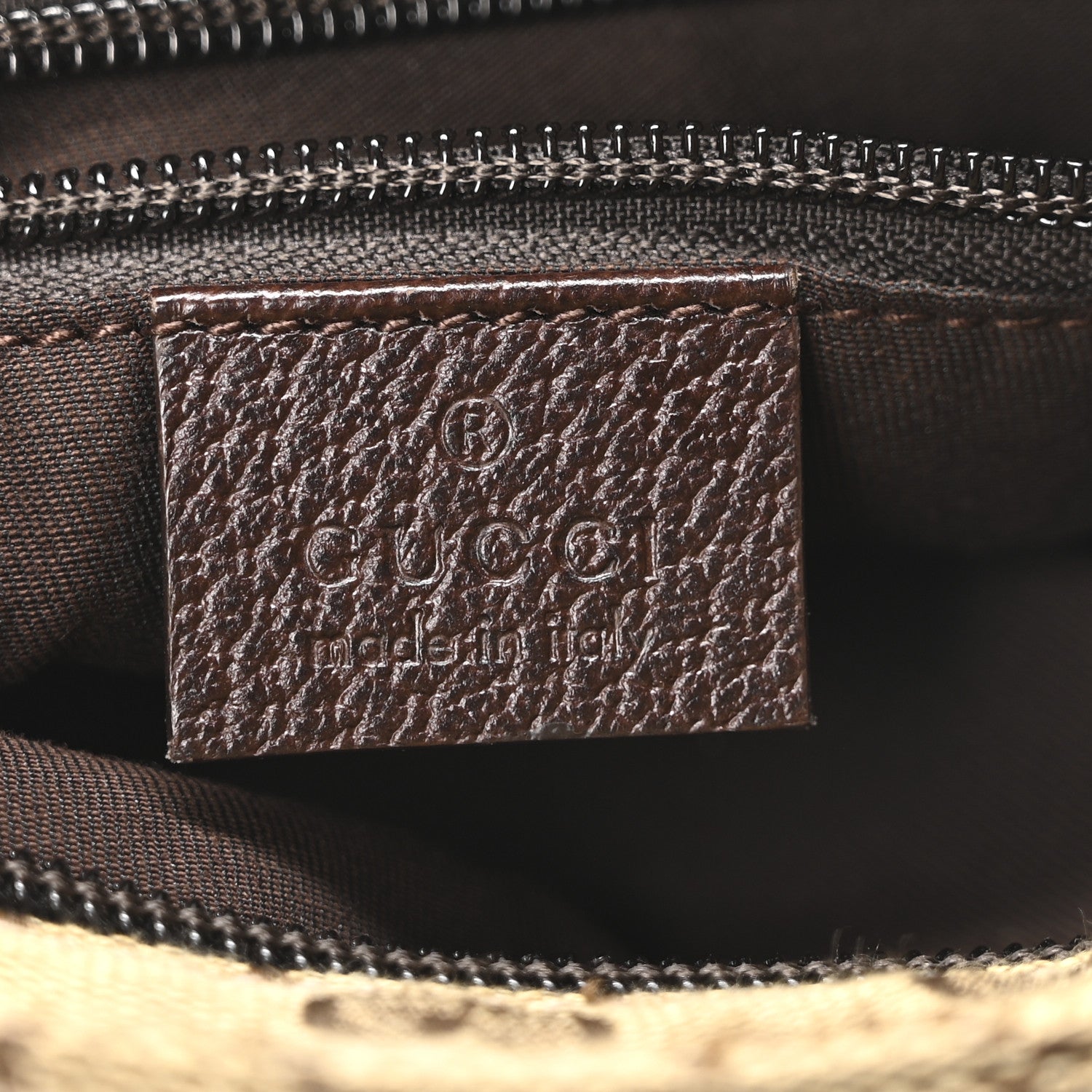 Gucci Monogram Web Small Flat Messenger Bag Brown 6 of 10