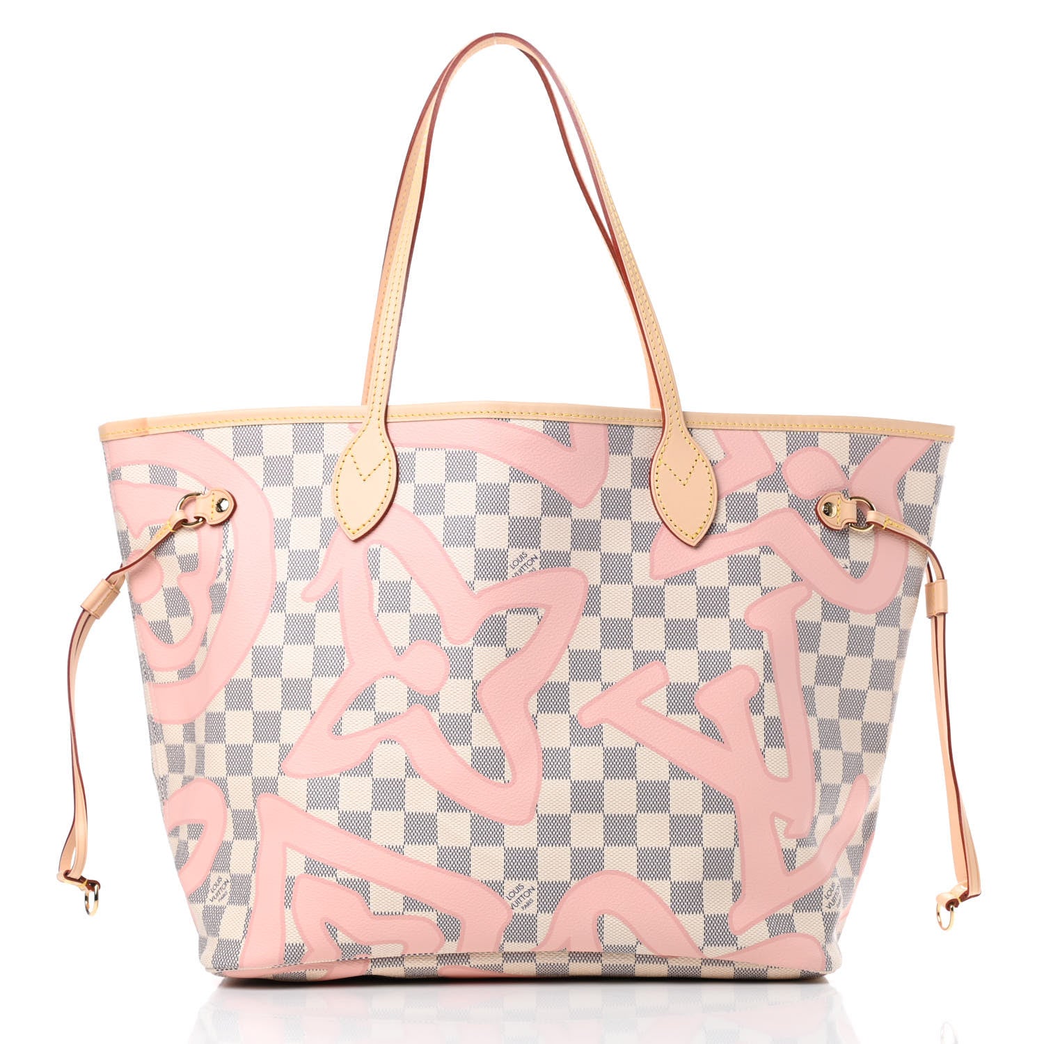 Louis Vuitton Damier Azur Tahitienne Neverfull MM 3 of 12