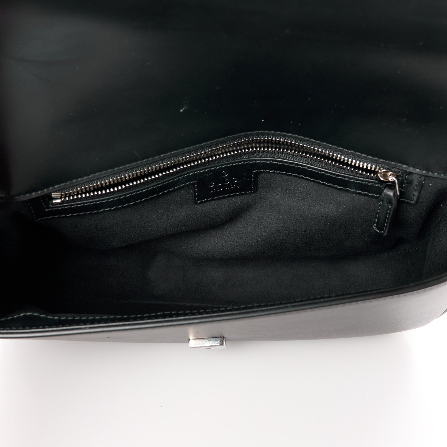 Gucci Senna Calfskin Petite GG Top Handle Shoulder Bag Black 5 of 11