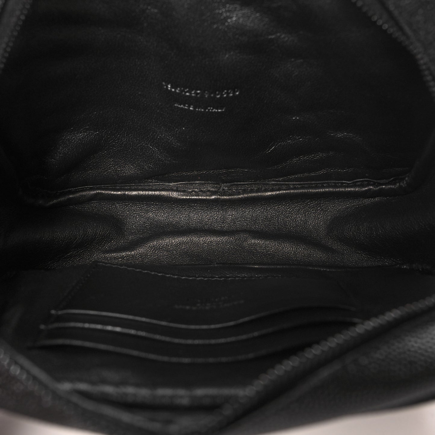 Grain De Poudre Matelasse Monochrome Monogram Mini Lou Camera Bag Black