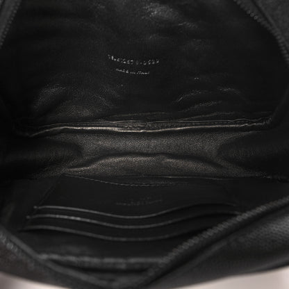 Saint Laurent Grain De Poudre Matelasse Monochrome Monogram Mini Lou Camera Bag Black 5 of 10