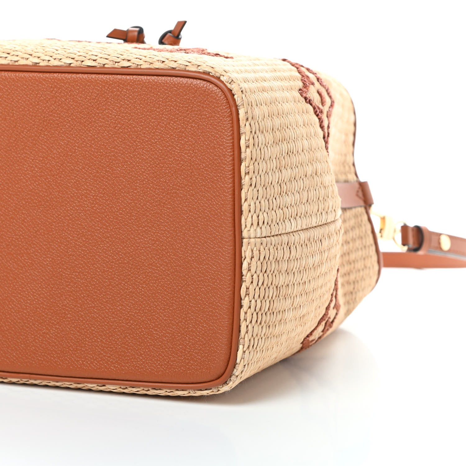 Louis Vuitton Raffia Calfskin Monogram Neonoe MM Tan 9 of 9