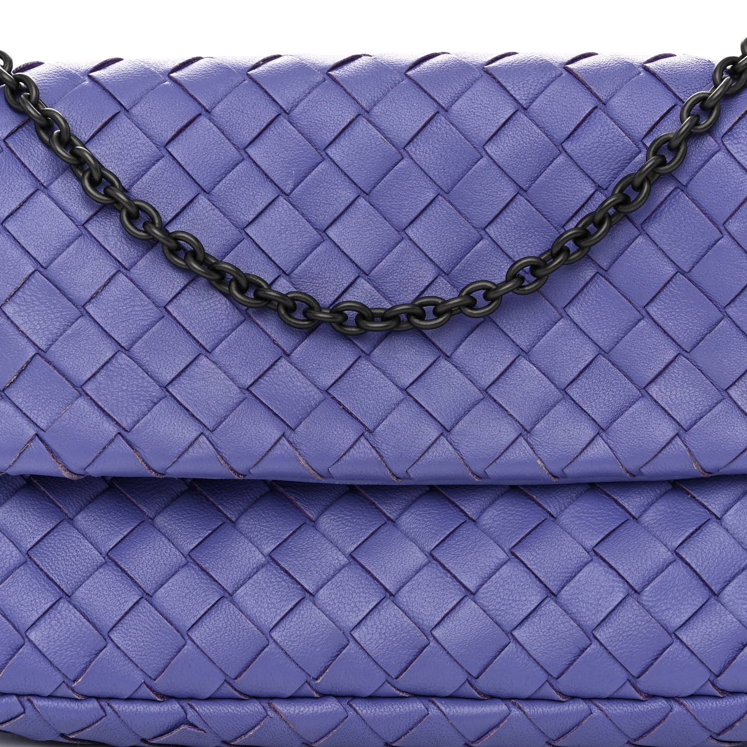 Bottega Veneta Nappa Intrecciato Small Chain Crossbody Cobalt 9 of 11