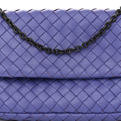 Bottega Veneta Nappa Intrecciato Small Chain Crossbody Cobalt 9 of 11