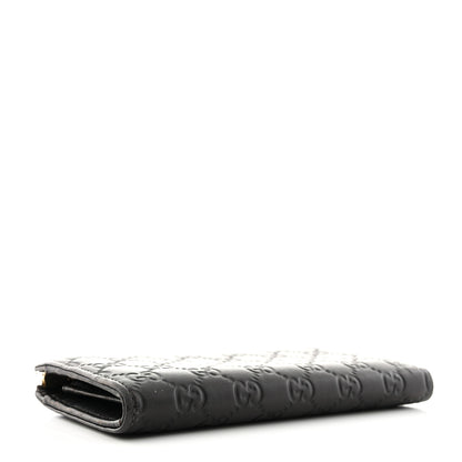 Gucci Guccissima Vitello Tender Donna Long Wallet Testa di Moro 4 of 13