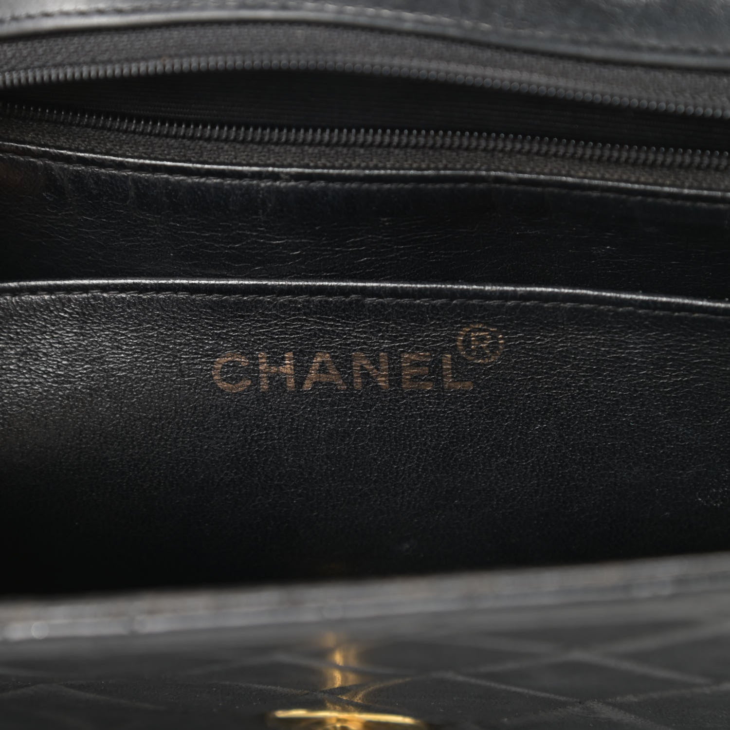 Chanel Lambskin Quilted XL Jumbo Single Flap Black 6 of 19