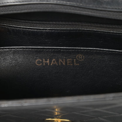 Chanel Lambskin Quilted XL Jumbo Single Flap Black 6 of 19