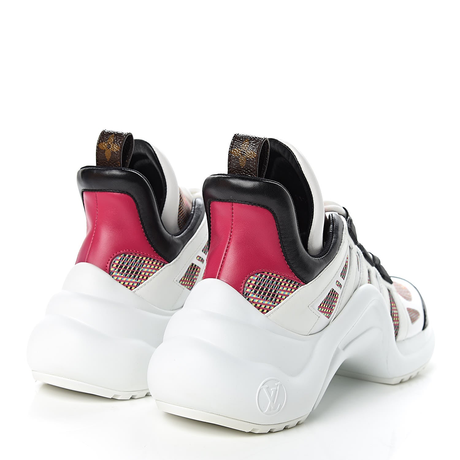 Louis Vuitton Calfskin Nylon LV Pop Archlight Sneaker 39.5 Rose 4 of 11