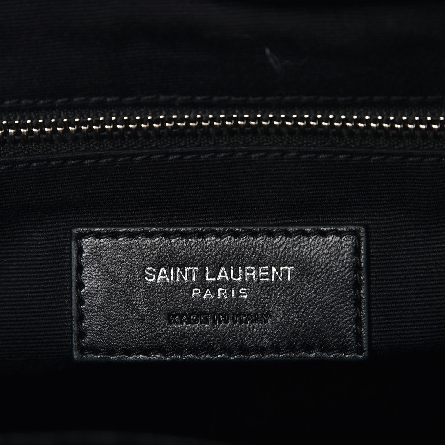 Saint Laurent Calfskin Y Quilted Monogram Small Loulou Backpack Black 7 of 8