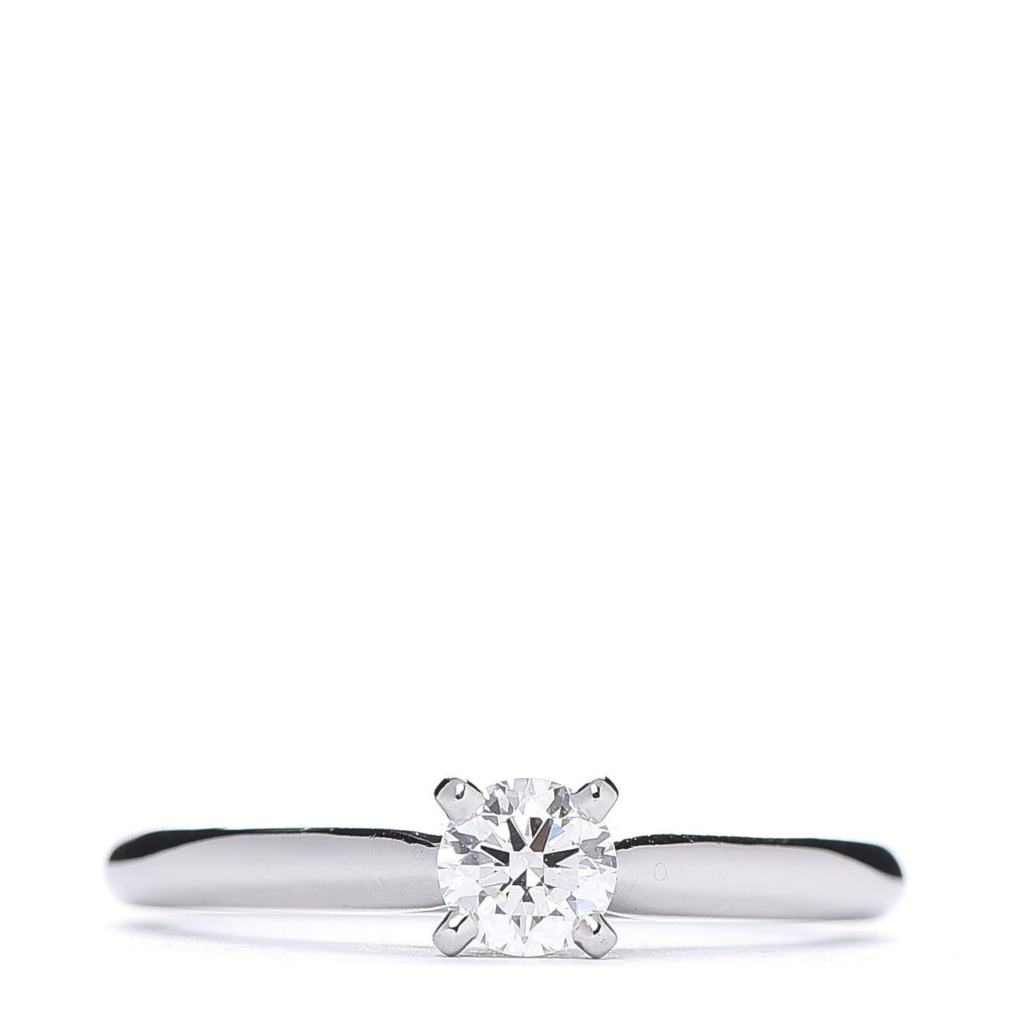 Platinum Diamond .23ct Solitaire Engagement Ring 47 4