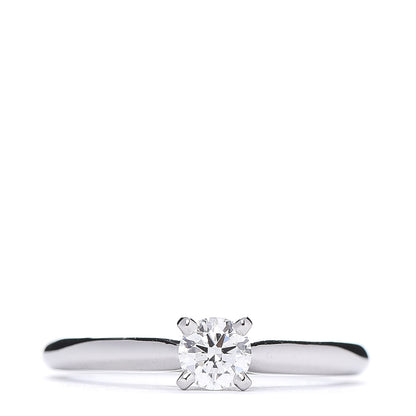 Cartier Platinum Diamond .23ct Solitaire Engagement Ring 47 4 1 of 6