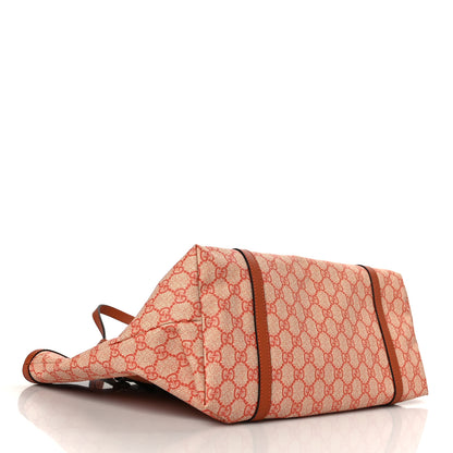 Gucci GG Supreme Monogram Medium Nice Tote Orange 4 of 9