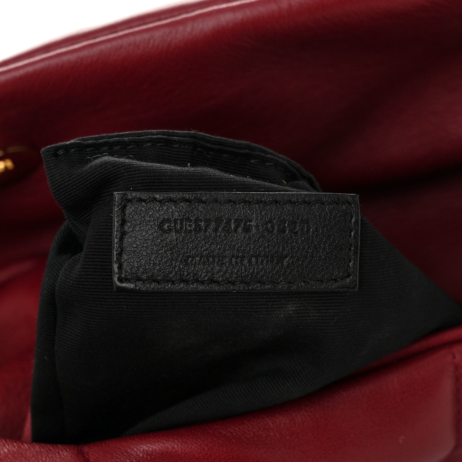 Saint Laurent Lambskin Quilted Medium Loulou Puffer Monogram Chain Satchel Opyum Red 7 of 11
