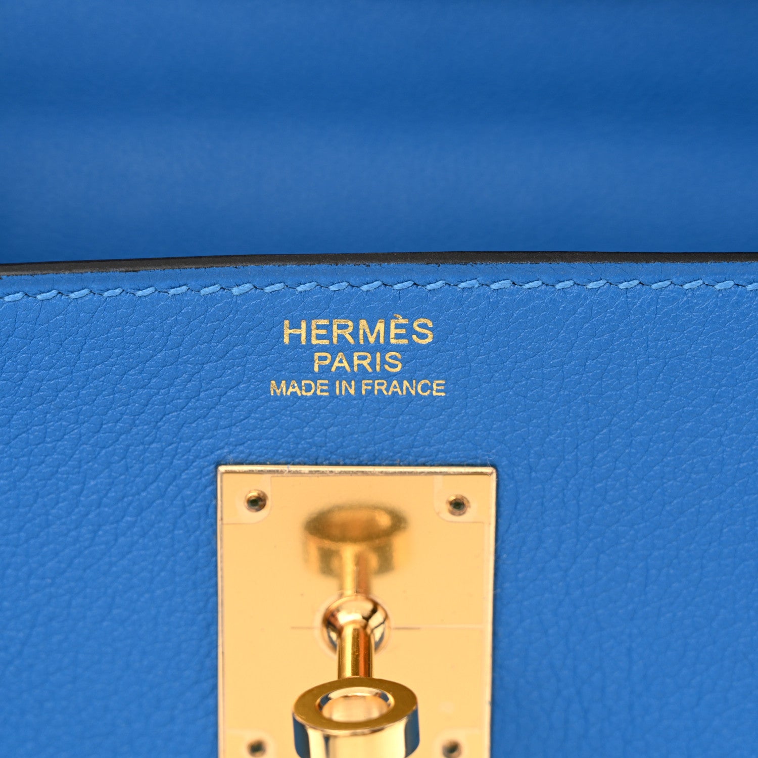 Hermes Evercolor Kelly Retourne 32 Bleu Hydra 6 of 11