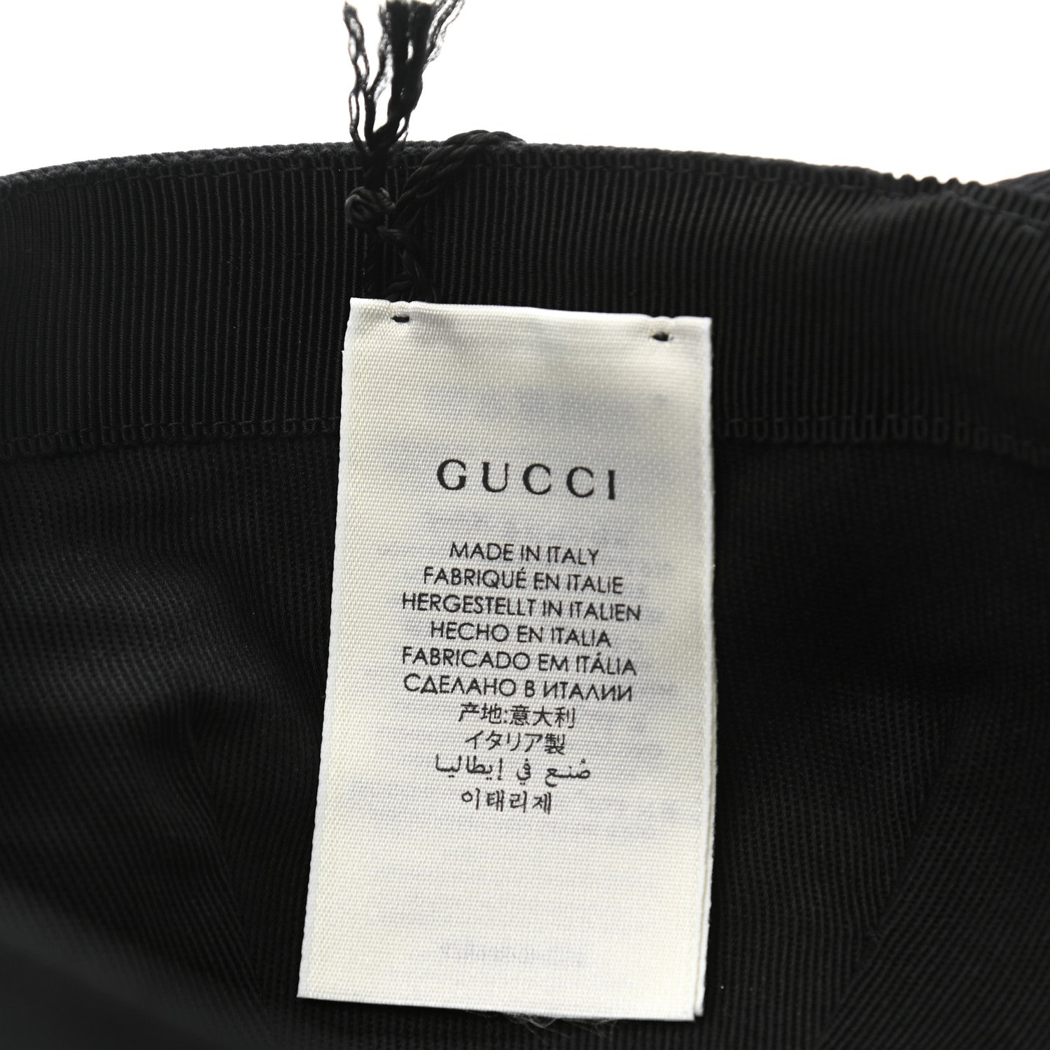 Gucci Cotton Loved Gucci Baseball Hat M Black 9 of 9