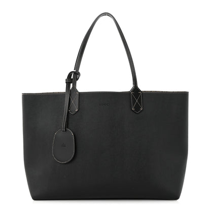 Gucci Calfskin GG Supreme Monogram Medium Reversible Tote Black 3 of 20