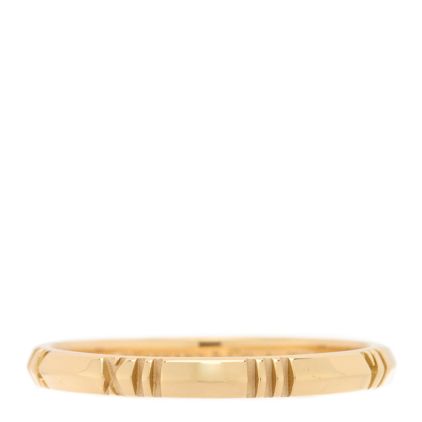 18K Yellow Gold Atlas X Closed Narrow Ring 66 11.5