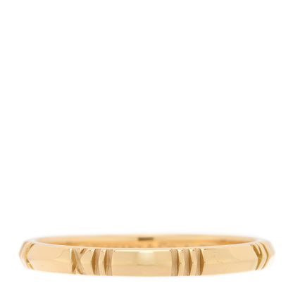 Tiffany 18K Yellow Gold Atlas X Closed Narrow Ring 66 11.5 1 of 4