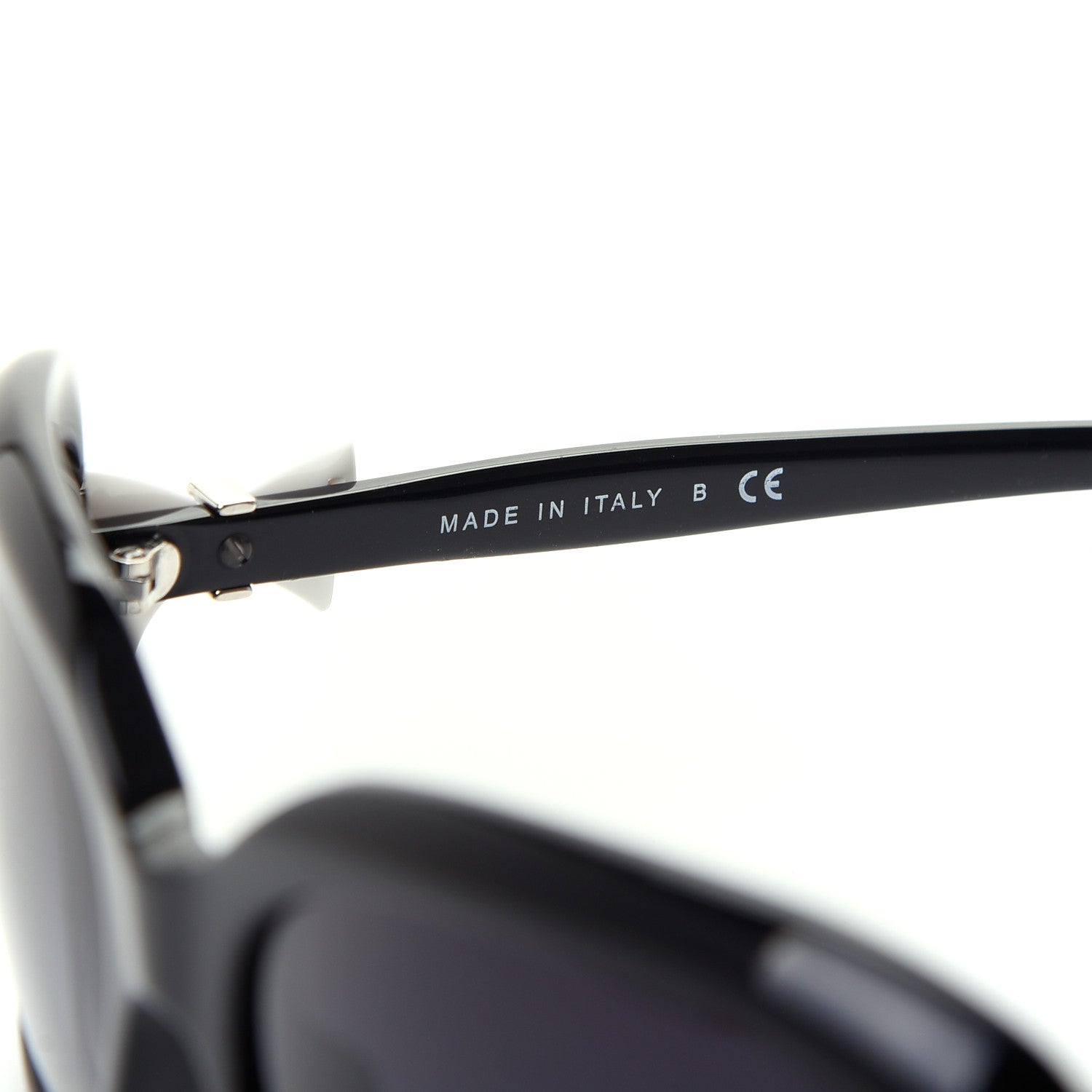 Chanel Acetate CC Bow Sunglasses 5171 Black White 6 of 8