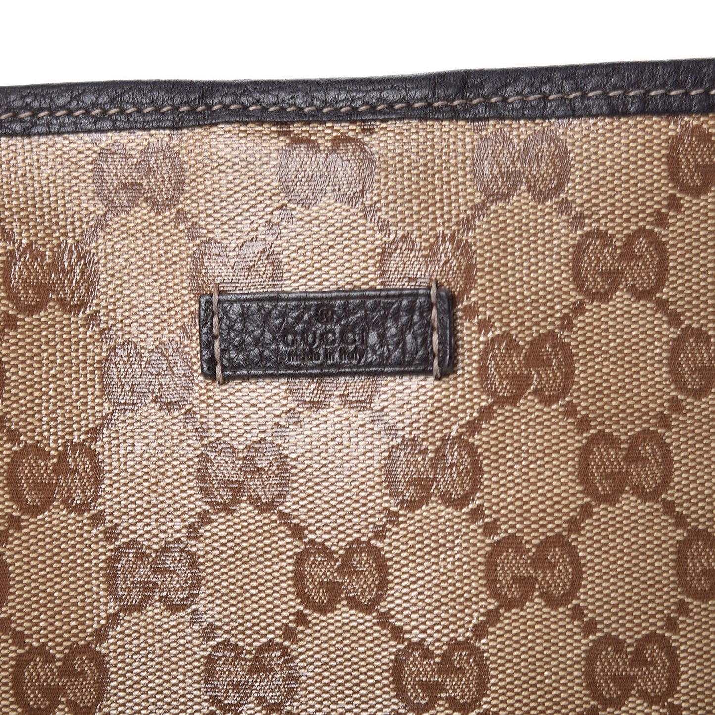 Crystal Monogram Medium Joy Tote Beige Ebony Testa di Moro