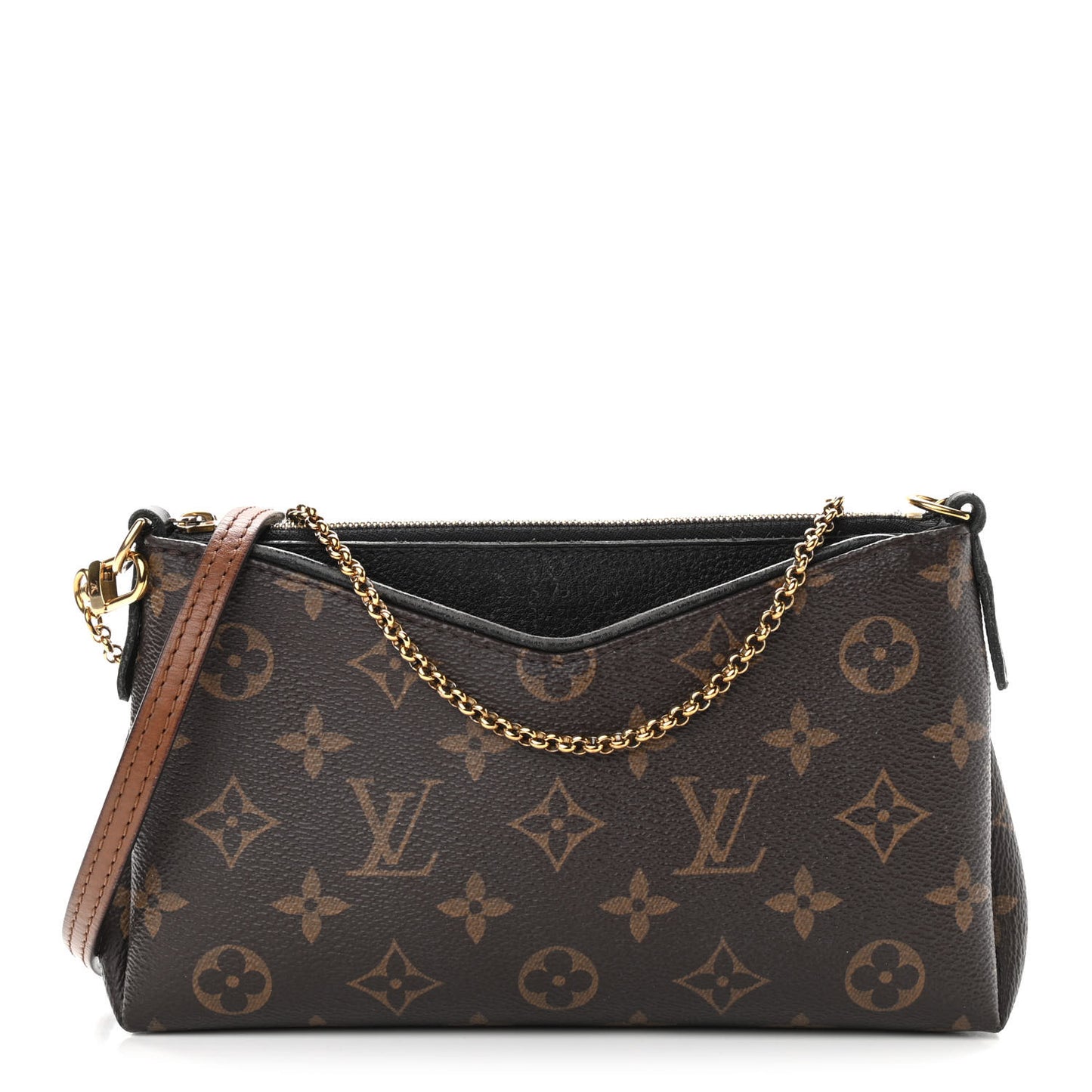 Monogram Pallas Clutch Black