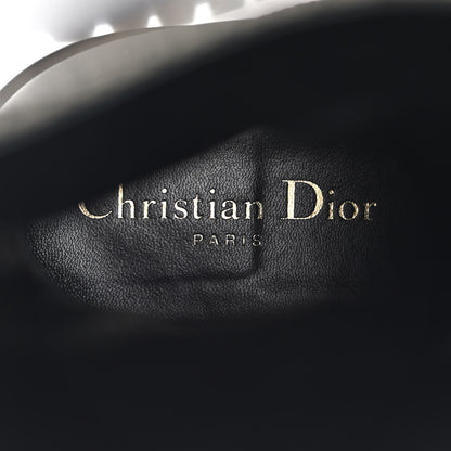 Christian Dior Calfskin Technical Fabric D-Major Ankle Boots 39.5 Black Taupe 6 of 8