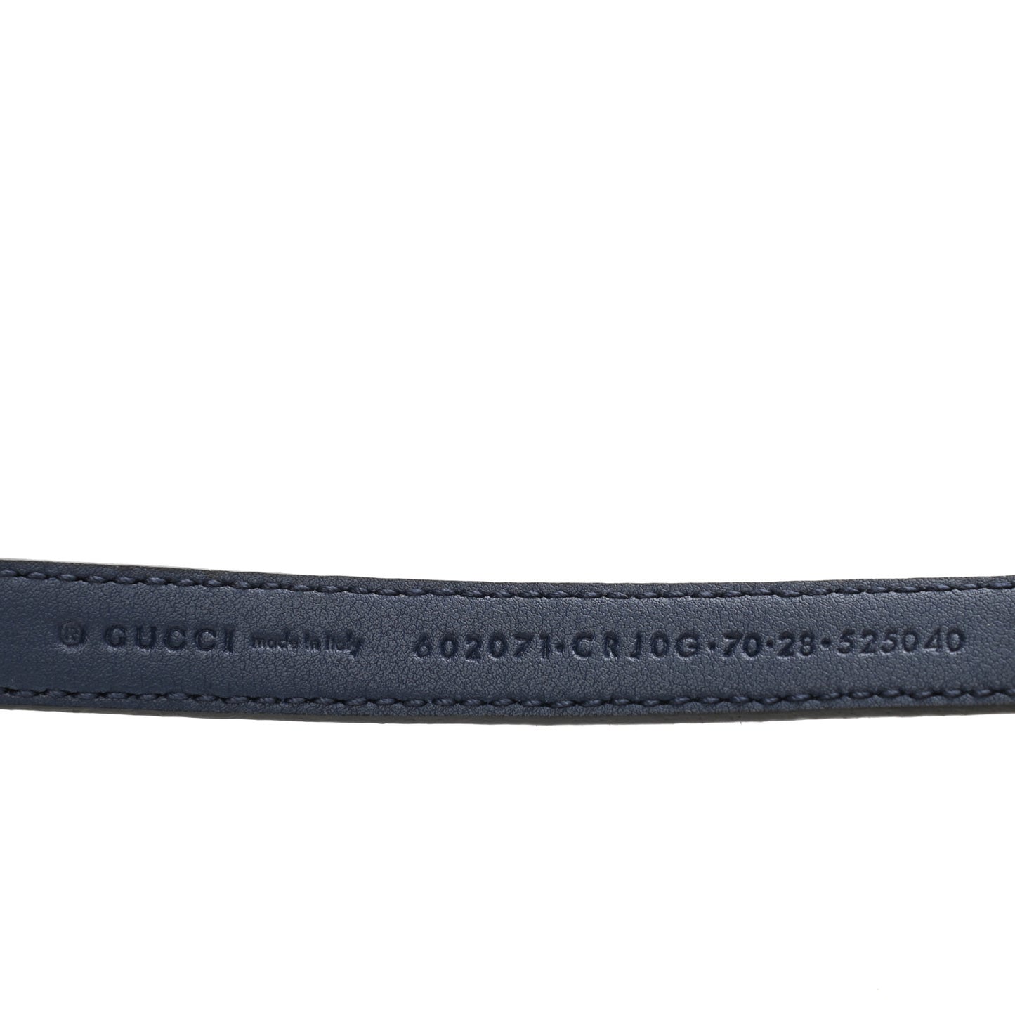 Suede Calfskin Torchon Double G 15mm Belt 70 28 Blue Agata
