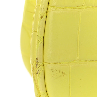 Burberry Alligator Mini Frame Bag Neon Yellow 12 of 13