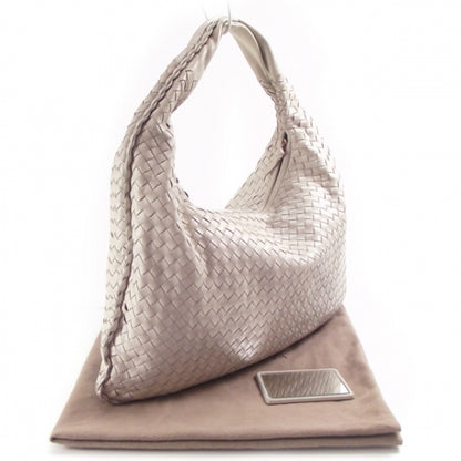 Bottega Veneta Leather Woven Hobo White 3 of 11