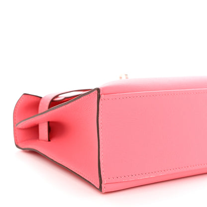 Hermes Swift Kelly Pochette Clutch Rose Azalee 8 of 10