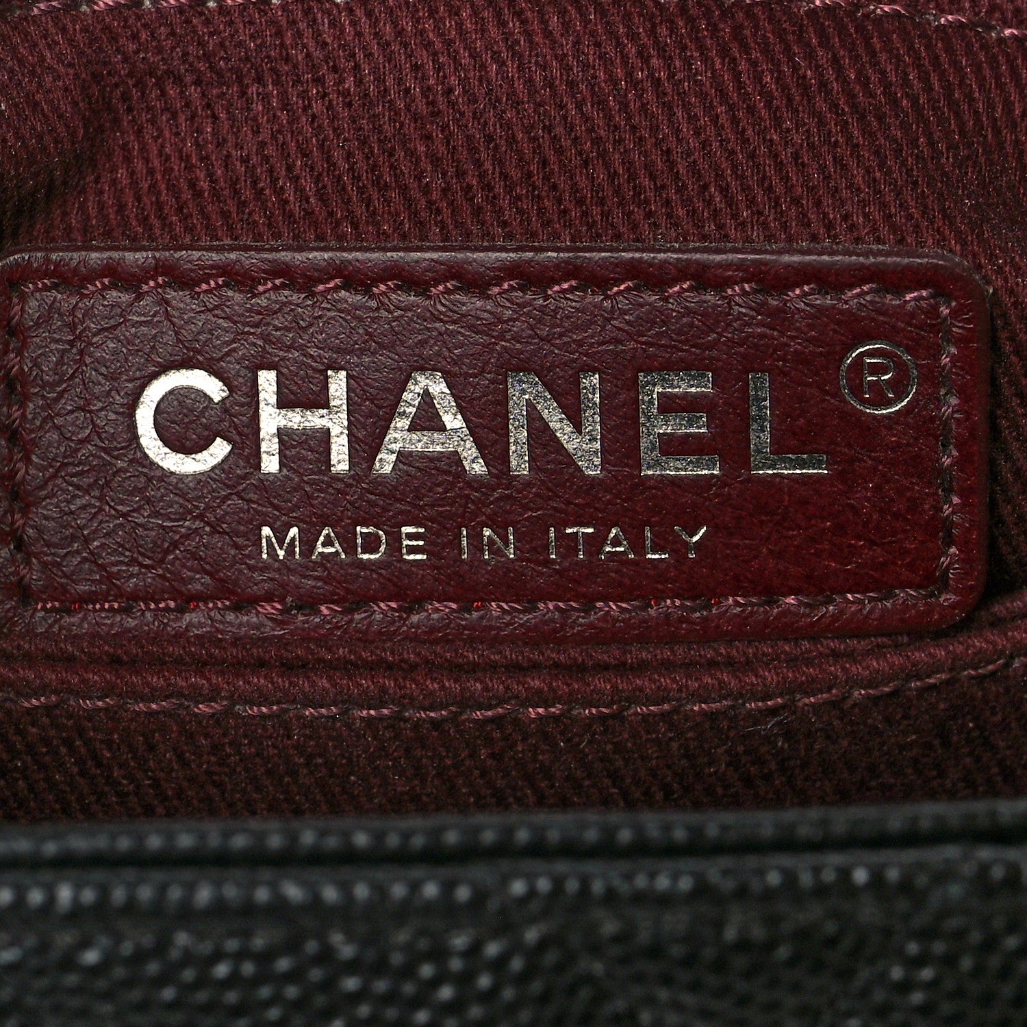 Chanel Caviar Chevron Quilted Mini Coco Handle Flap Black 6 of 11