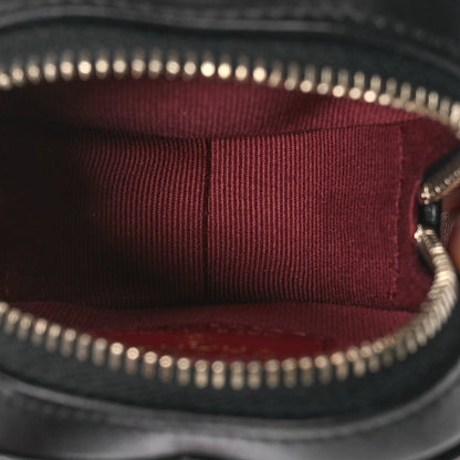 Chanel Lambskin Quilted CC In Love Heart Zipped Arm Coin Purse Black 5 of 8