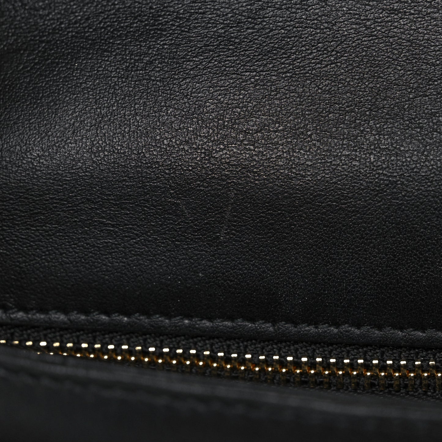 Calfskin Quilted Gancini Small Flap Bag Black