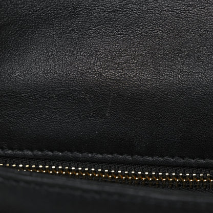 Salvatore Ferragamo Calfskin Quilted Gancini Small Flap Bag Black 10 of 11