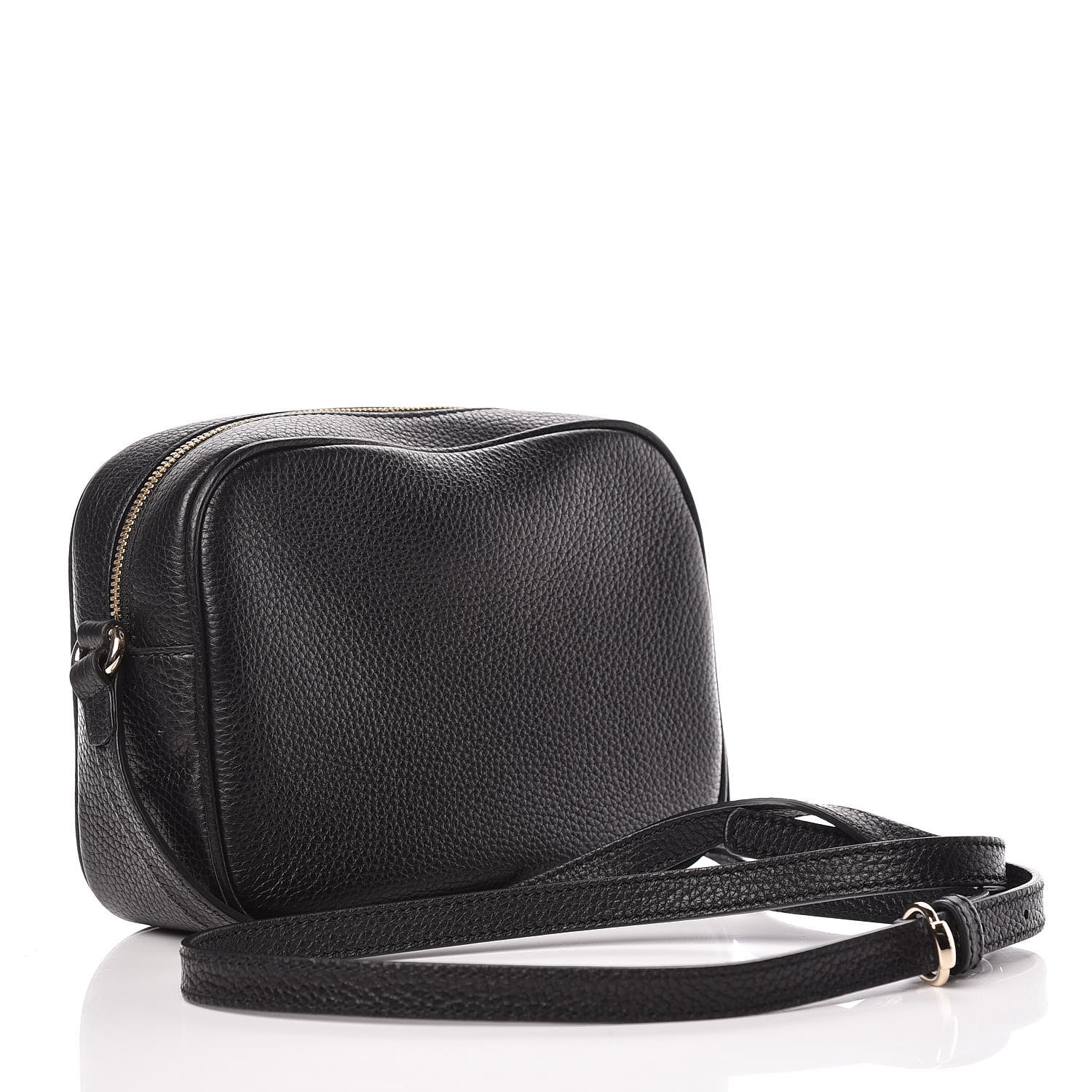 Gucci Pebbled Calfskin Small Soho Disco Bag Black 3 of 10