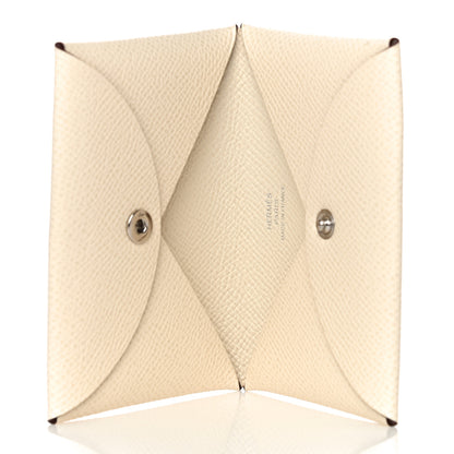 Hermes Epsom Calvi Card Case Nata 5 of 10