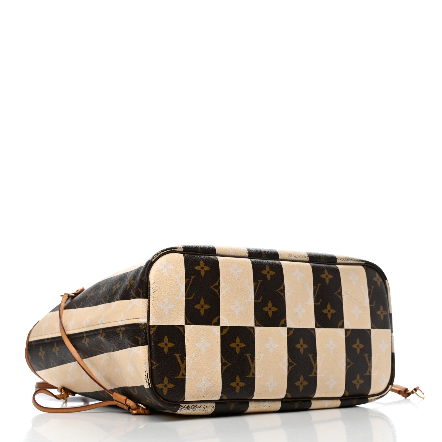 Louis Vuitton Monogram Rayures Neverfull MM 3 of 4